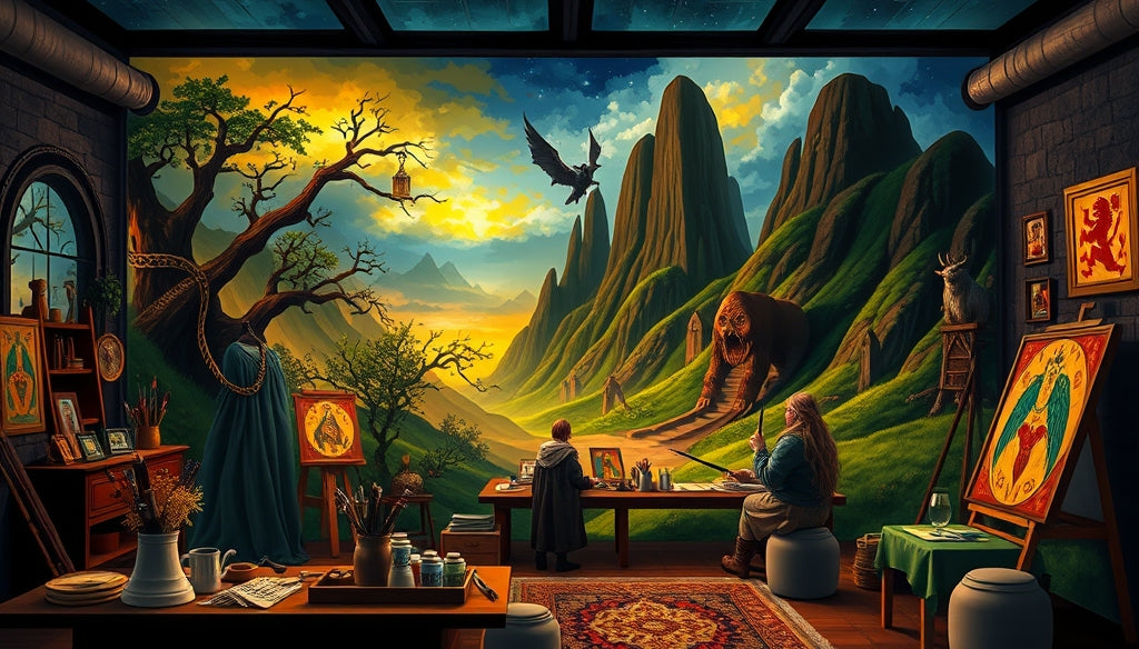 Best Easy-to-Use Paint by Numbers Kits for Seniors: Relax with Lord of the Rings Themes