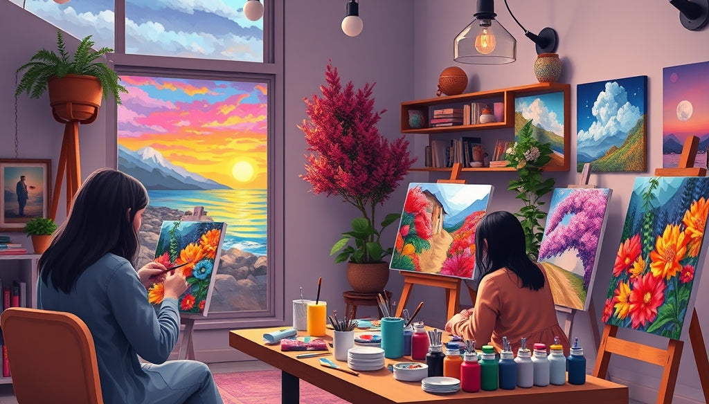 Get Inspired: Fantasy and Fairy Tale Paint by Numbers Kits for Kids and Adults