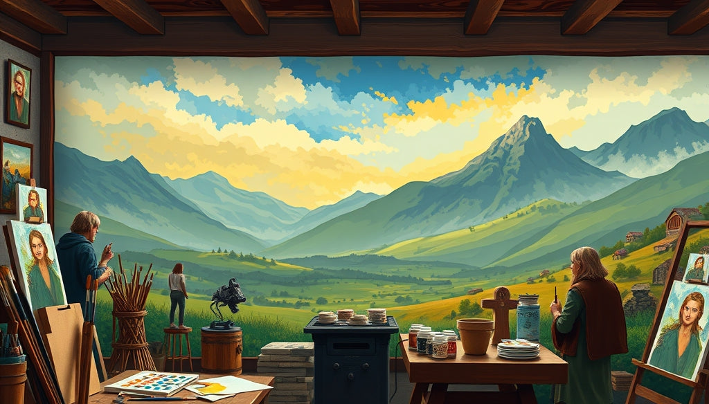 Ultimate Guide to Paint by Numbers Kits with Famous Paintings: Middle-earth