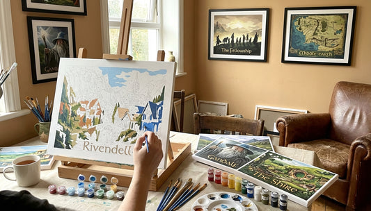 Unwind in Middle-earth: Best Lord of the Rings Paint by Numbers Kits for Adults.