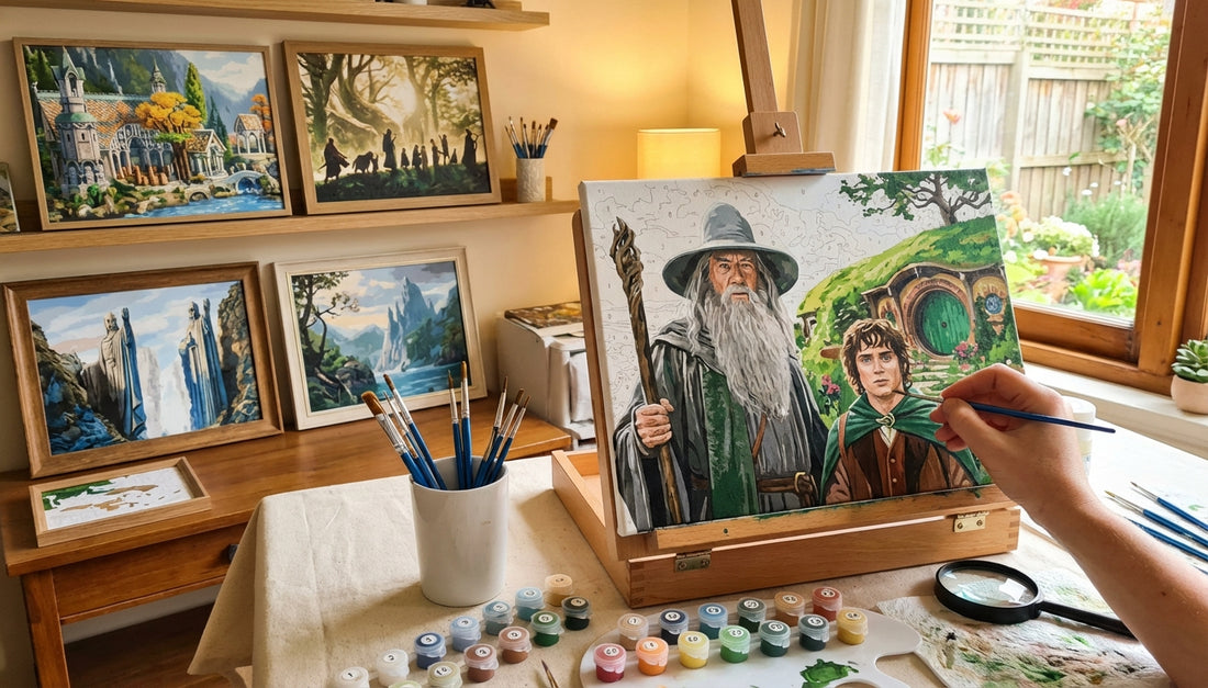 Stress Relief Solved: Why LoTR Paint by Numbers Is Your Perfect New Hobby