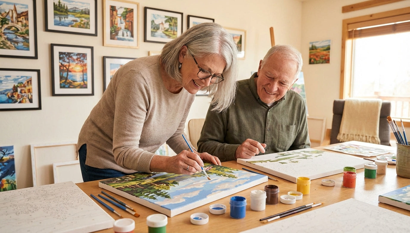 Seniors Love These Easy Paint by Numbers Kits