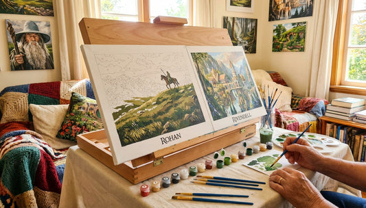 From Rohan to Rivendell: Best Easy-to-Use Lord of the Rings Paint by Numbers for Seniors
