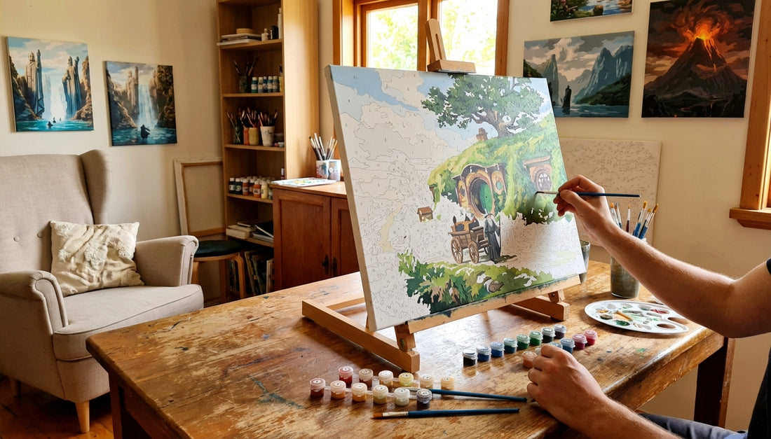 Get Started Today: Buy Lord of the Rings Paint by Numbers Kits with Free Shipping USA