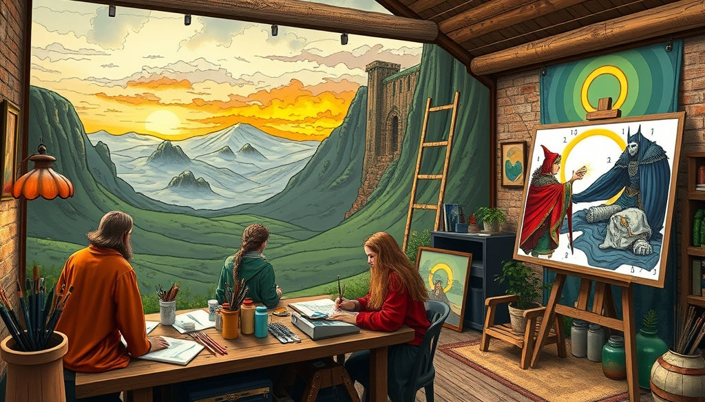 10 Cheap Paint by Numbers Kits for Beginners: Become a Hobbit Artist with Middle-earth Masterpieces