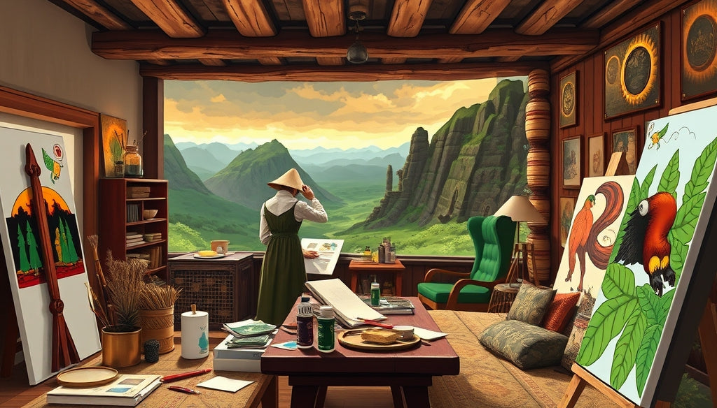 Christmas-Themed Paint by Numbers Kits for Gifts: Create A Middle-earth Holiday