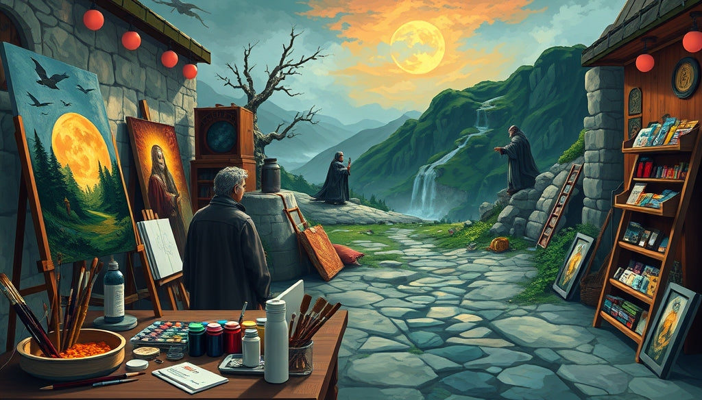 Turn Your Pet Photo into a Custom Paint by Numbers Kit Inspired by The Lord of the Rings