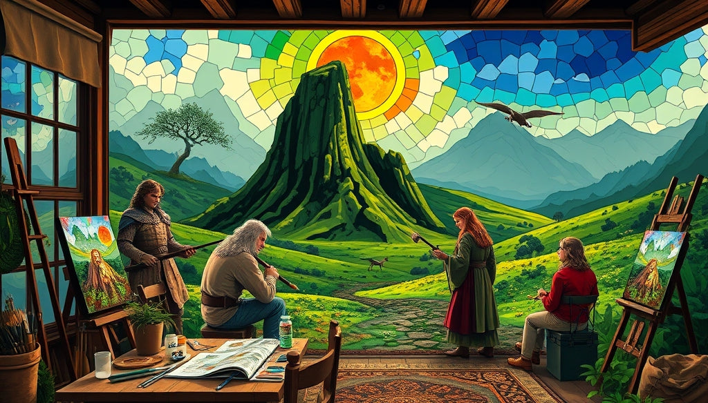 The Ultimate Guide to Paint by Numbers Kits Including Detailed Designs from the Lord of the Rings