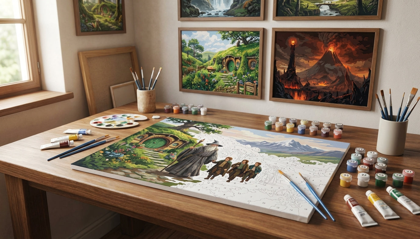 From Shire to Mordor: Top Lord of the Rings Paint By Numbers Kits for All Skill Levels