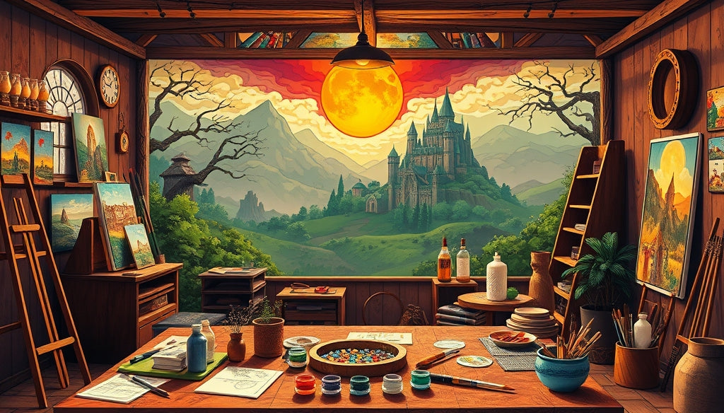 Uncover the Magic: Paint by Numbers Kits with Wooden Frame Included for a Stunning Display