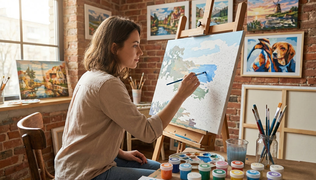 What to Look For: High-Quality Acrylic Paint and Canvas in Paint By Numbers Kits