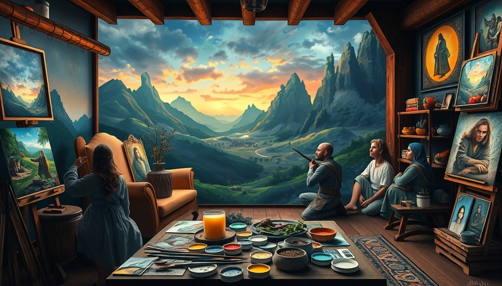 Unwind with High-Quality Paint by Numbers Kits for Sale Online: The Lord of the Rings Edition