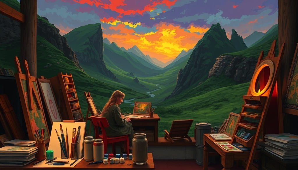 Where to Buy Premium Paint by Numbers Kits for Lord of the Rings Fans with Free Shipping in the US