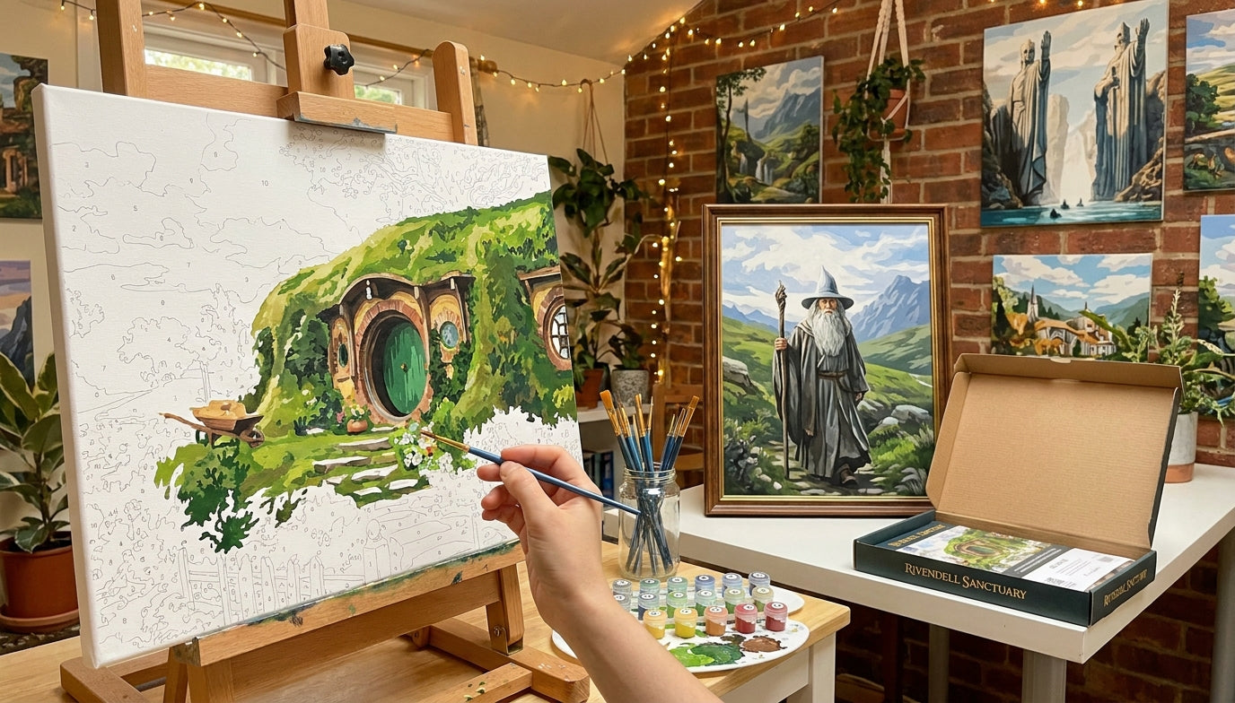 Journey Through Art: How Lord of the Rings Paint by Numbers Transforms Your Relaxation