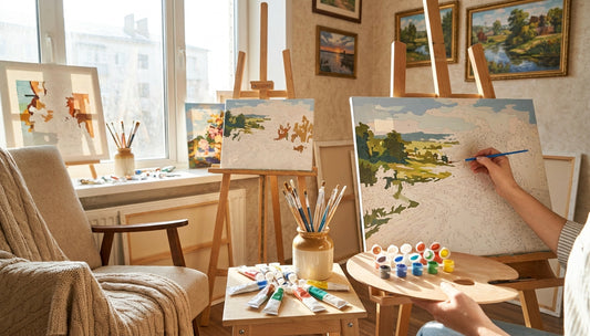 Beyond the Canvas: PBN Kits with Wooden Frames