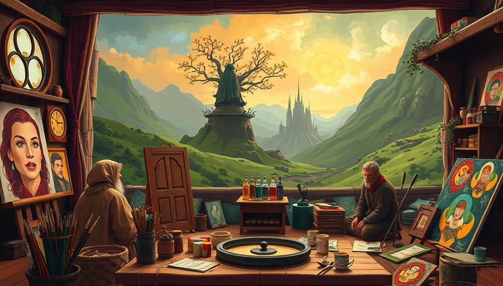 Where to Buy Premium Paint by Numbers Kits of Lord of the Rings in the US