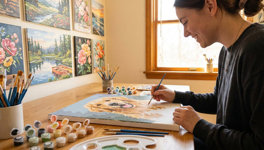 Custom Pet Paint By Numbers: Your Furry Friend!