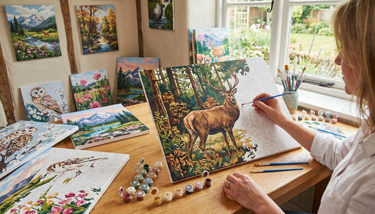 Wildlife & Nature: Immersive PBN Kits for Adults