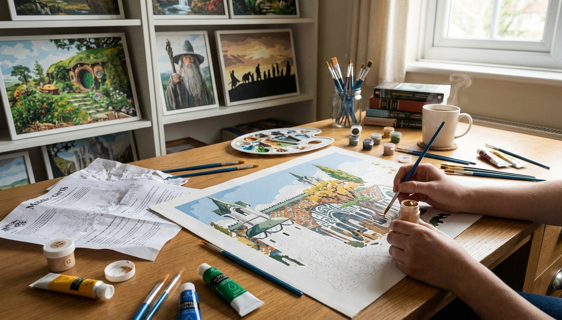 You Won't Believe How Relaxing Lord of the Rings Paint by Numbers Can Be