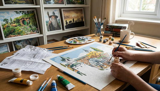 You Won't Believe How Relaxing Lord of the Rings Paint by Numbers Can Be
