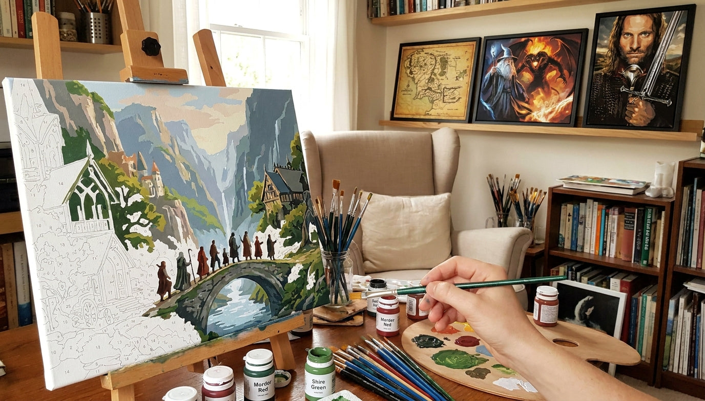 Unleash Your Inner Aragorn: Guide to Advanced Lord of the Rings Painting by Numbers