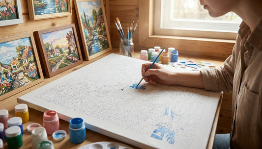 Challenge Yourself: XL PBN for Experienced Painters