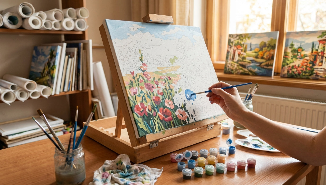 Pro Quality PBN: Canvas Kits with High-Quality Paint