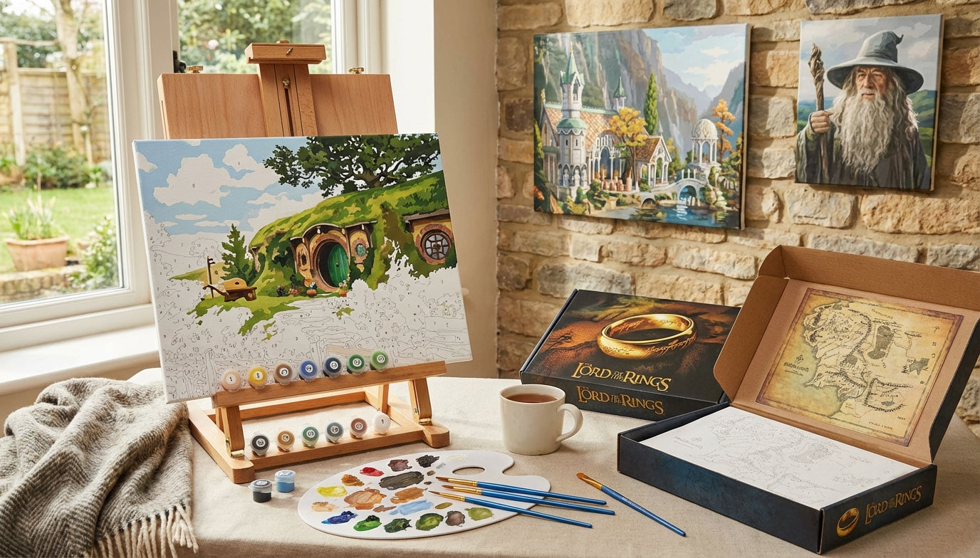 From Hobbiton to Mordor: Explore Epic Lord of the Rings Paint by Numbers Designs
