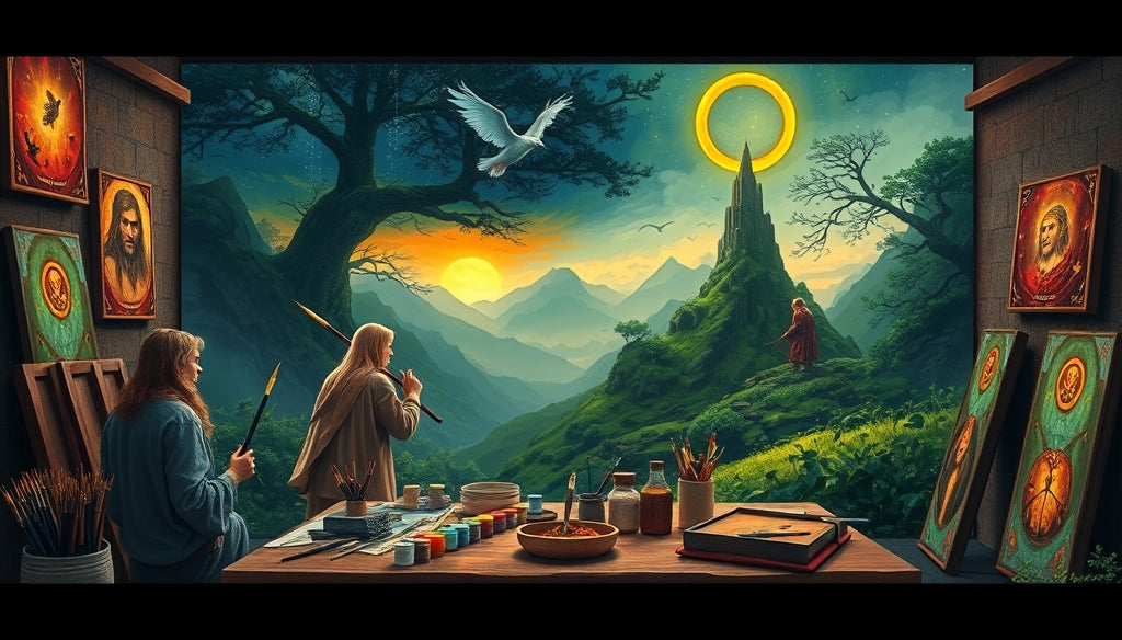 Explore Ocean and Beach Paint by Numbers Kits for Home Decor Inspired by The Lord of the Rings