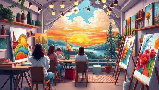 Where to Buy Premium Paint by Numbers Kits with Free Shipping in the USA for Stress Relief