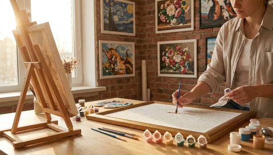 PBN Kits with Wooden Frames: Ready-to-Hang Art