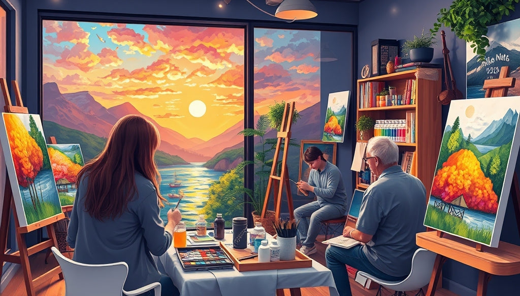 Create Stunning Art with Advanced Paint by Numbers Kits with Fine Details