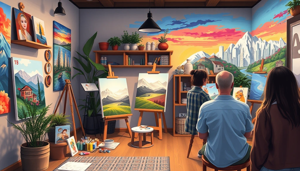 Where to Buy Premium Paint by Numbers Kits in the US with Free Shipping Options