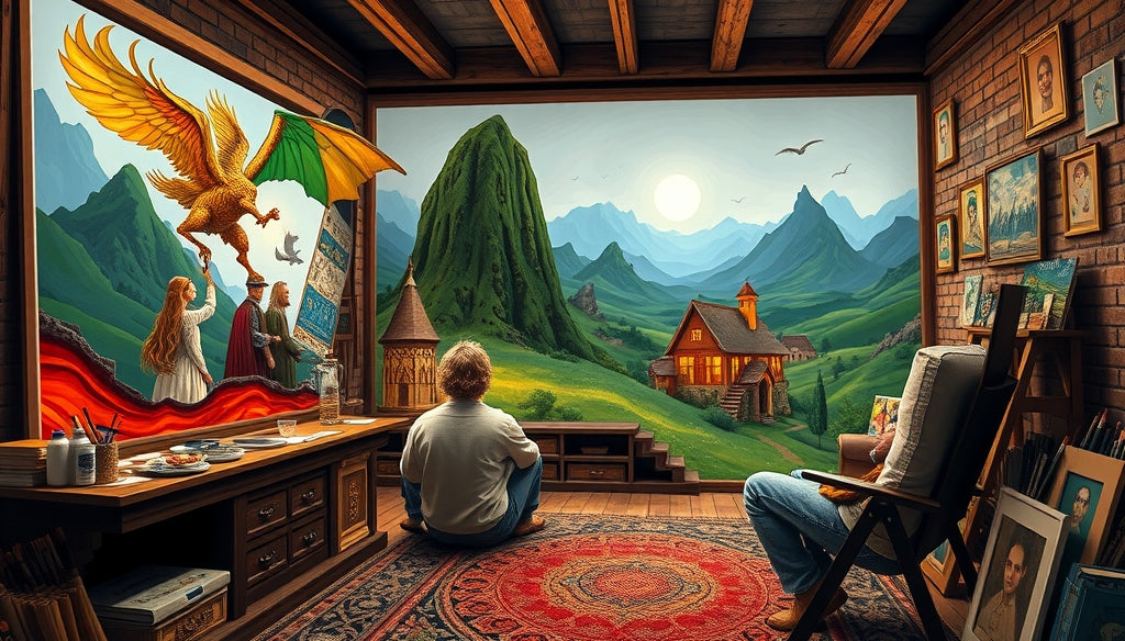 Paint by Numbers Sets on Sale: Fast Shipping and Epic Designs from The Lord of the Rings