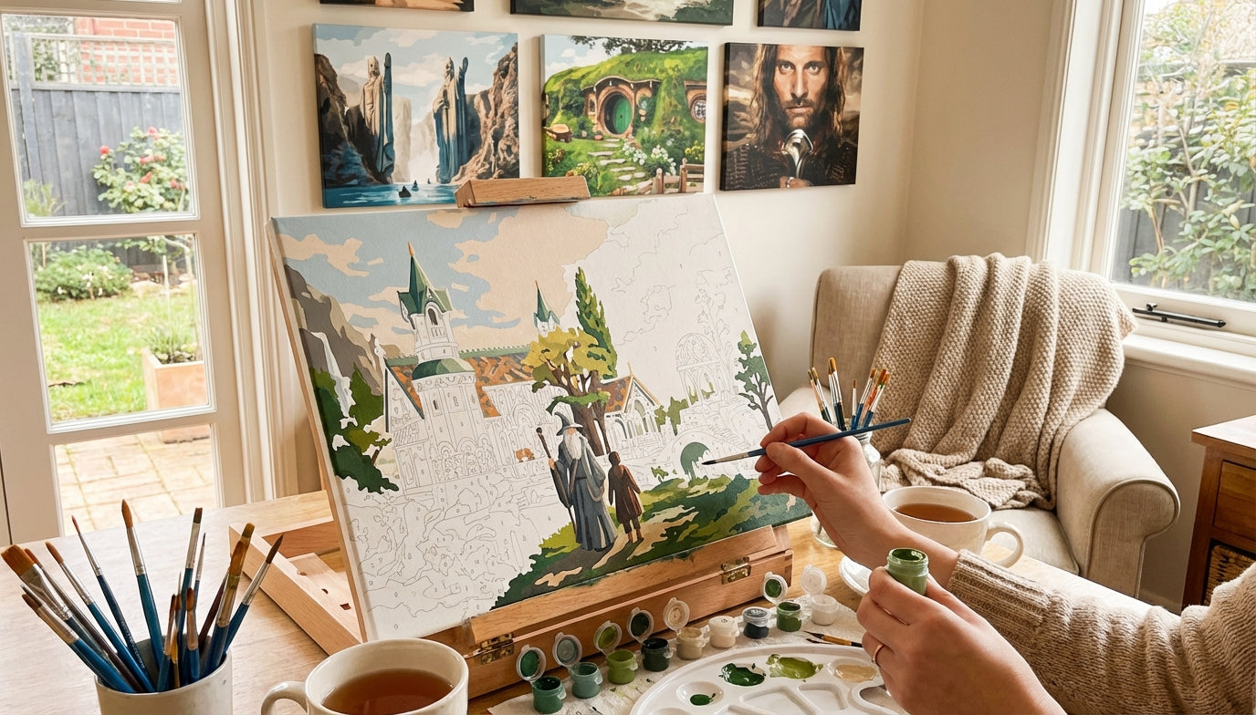 Ditch the Stress How Lord of the Rings Paint by Numbers Can Improve Your Well-being