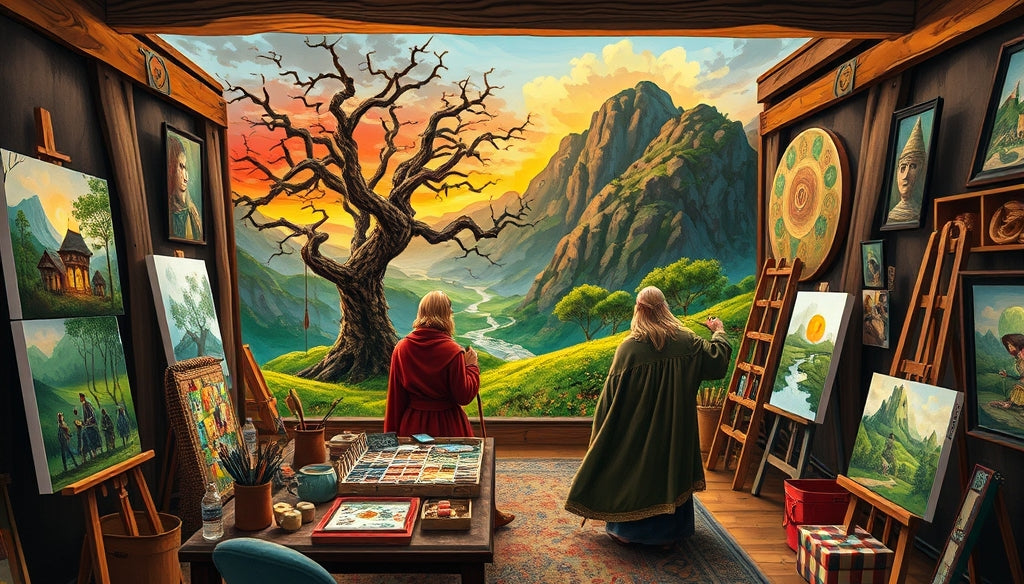 Discover the Best Paint by Numbers Kits for Adults Inspired by The Lord of the Rings