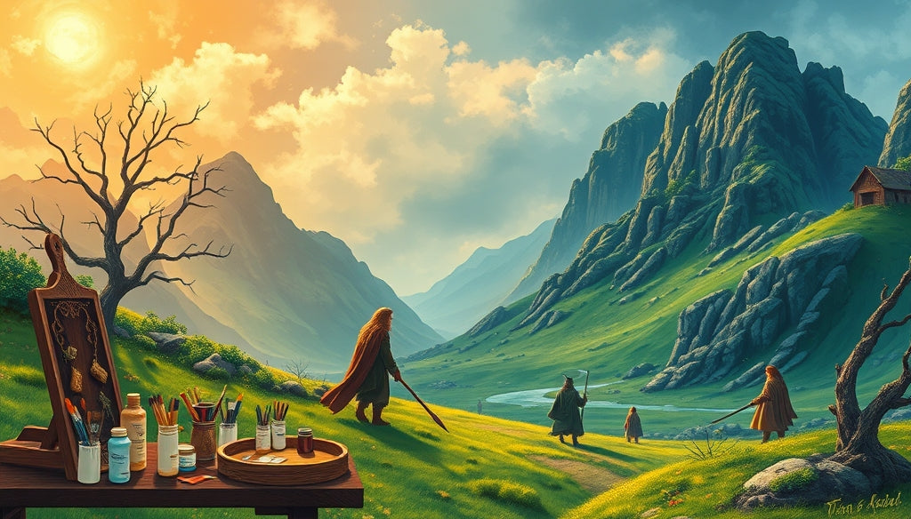 Find the Best Paint by Numbers Kits for Adults Who Love Art and The Lord of the Rings