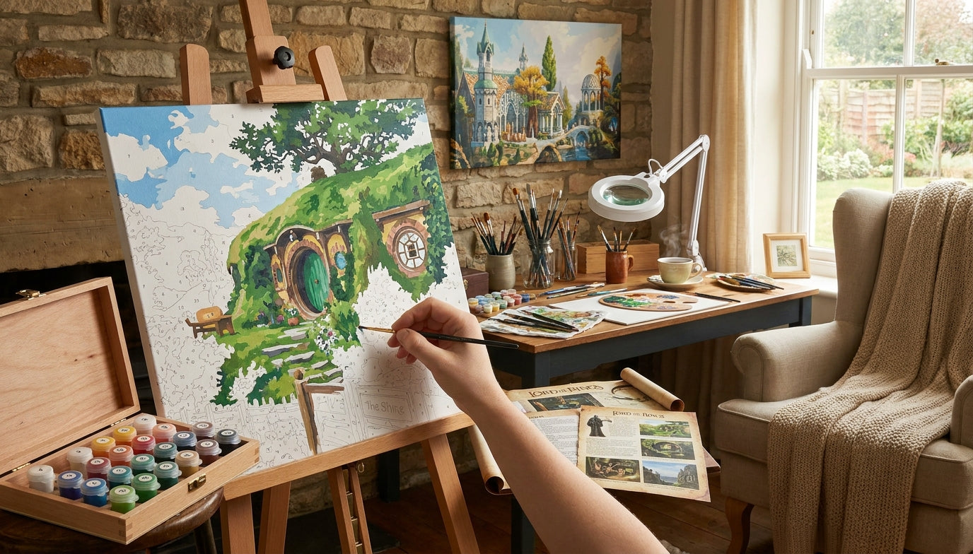 The Ultimate Guide to Lord of the Rings Paint by Numbers Kits with High-Quality Acrylic Paint