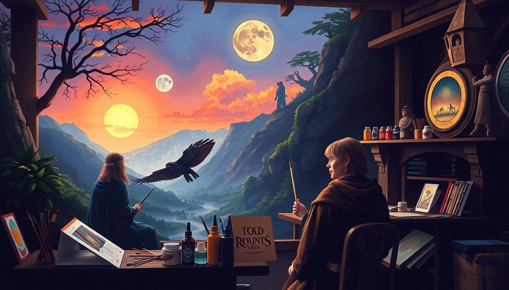 Unwind with Cheap Paint by Numbers Kits for Beginners: Lord of the Rings Edition