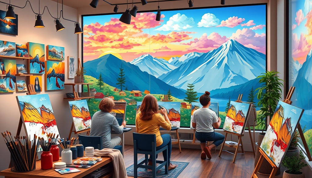 Best Easy-to-Use Paint by Numbers Kits for Seniors to Enjoy Relaxation