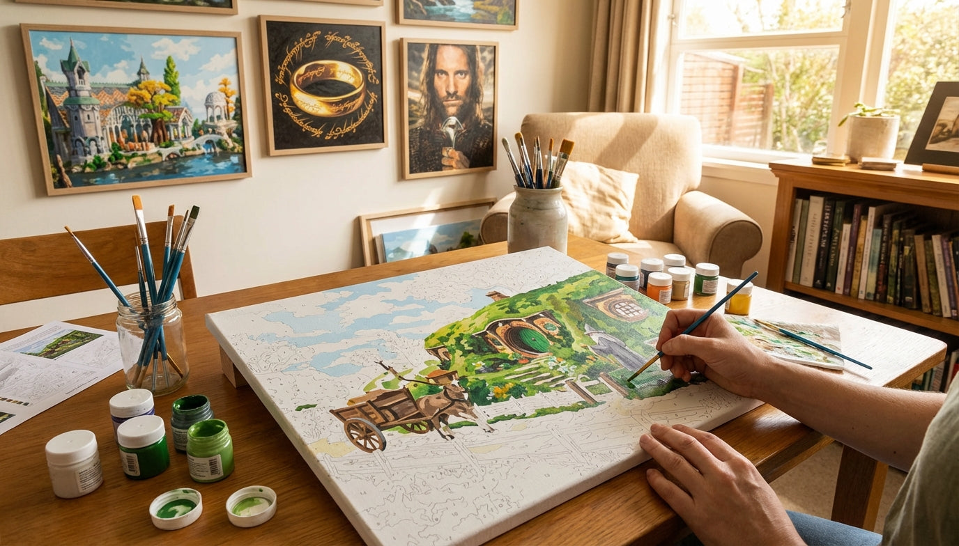 Your New Creative Hobby: Diving into Lord of the Rings Paint by Numbers for Adults