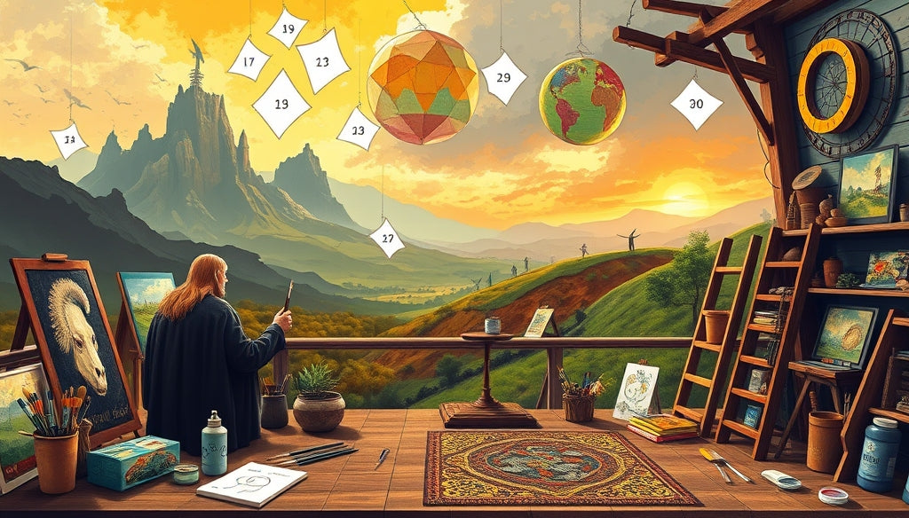 Best Easy-to-Use Paint by Numbers Kits for Seniors: Enjoy Middle-earth Adventures