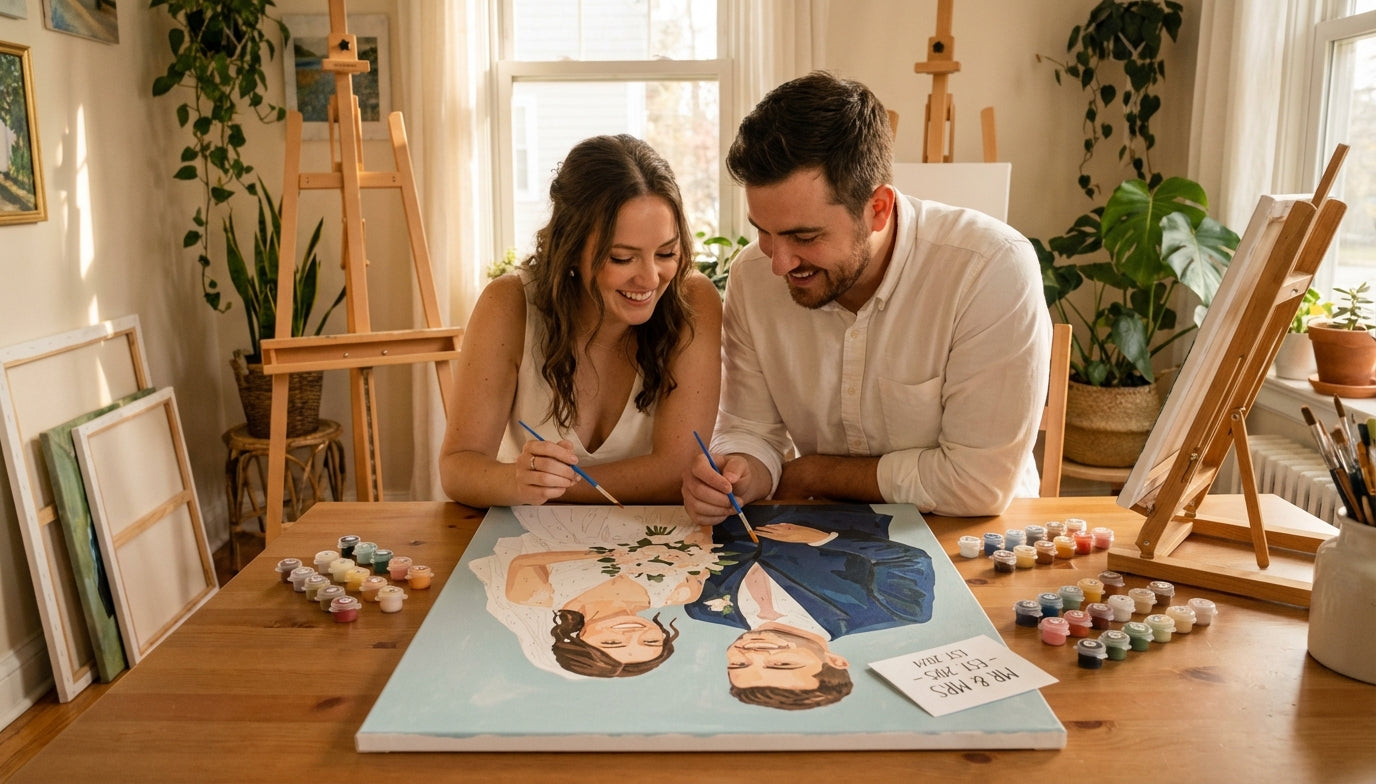 Personalized PBN for Weddings: Unique Keepsakes