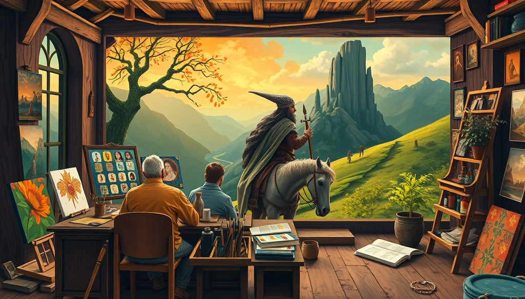 Relax with High-Quality Paint by Numbers Kits from The Lord of the Rings Collection