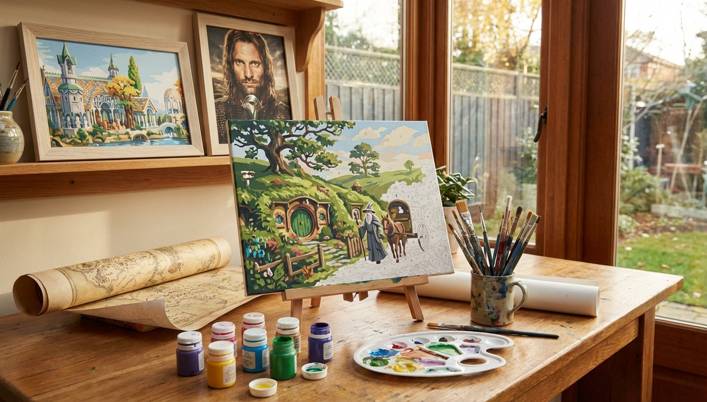 The Path to Artistic Zen: Lord of the Rings Paint by Numbers for All Skill Levels
