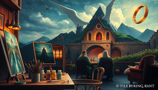 Top 10 Cheap Paint by Numbers Kits for Beginners Featuring Iconic Scenes from The Lord of the Rings