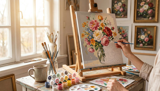 Bloom with Art: Detailed Flower PBN Kits for Adults