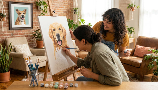 Personal Touch: Custom Pet PBN Art for Pet Lovers