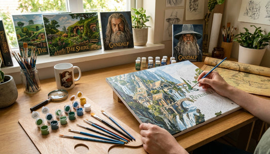 Create Your Own Legend: LoTR Paint by Numbers Kits for Adults Who Love Art