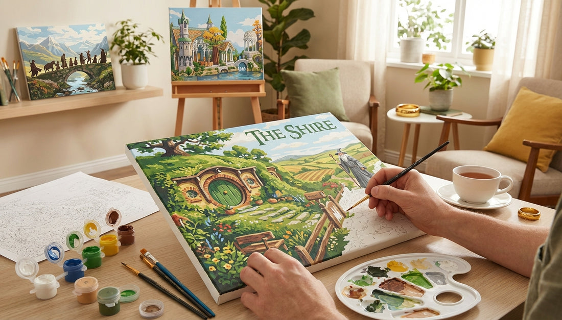 Discover Relaxation: Best Easy-to-Use LoTR Paint by Numbers Kits for Seniors